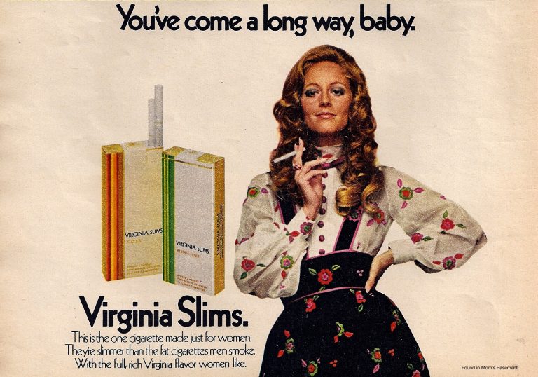 https://flashbak.com/youve-come-a-long-way-baby-virginia-slims-advertising-year-by-year-365664/ Copyright Leo Burnett Agency